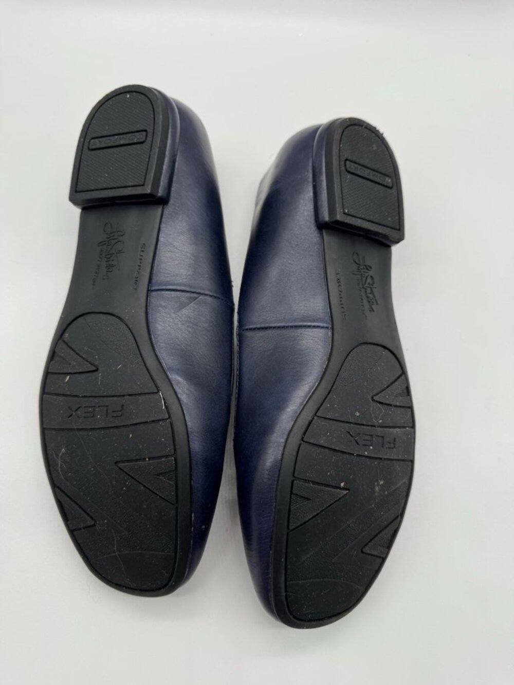 Life Stride Soft Style Womens 7 Loafers Active Arch Tassel Navy Blue Comfort - Picture 6 of 7